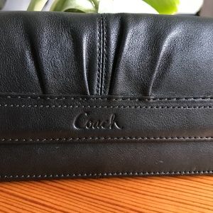 Coach Black Leather Wallet